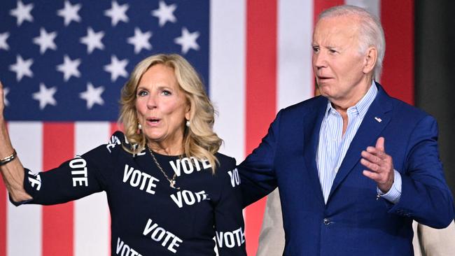 The President and First Lady. Picture: Mandel Ngan/AFP