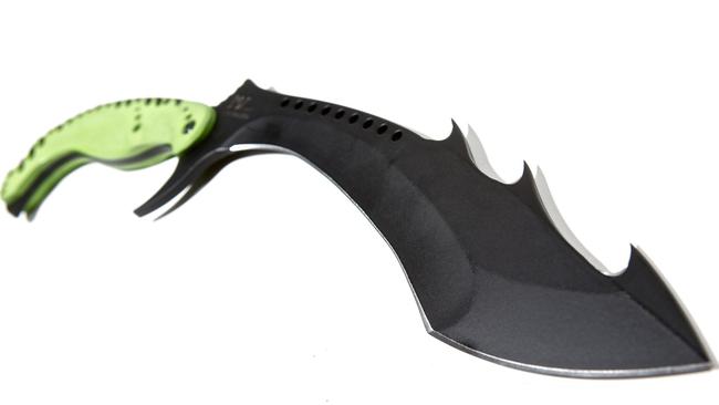 A man has been accused of wounding another man with a zombie knife.
