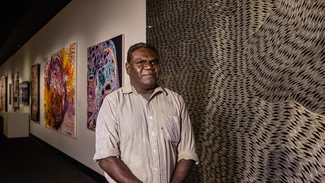 Gunybi Ganambarr wins top prize at Telstra National Aboriginal and