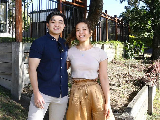 First home buyers Ethan Phan and Sherlyn Ng have secured their first home at 22 Loddon Street, Riverhills after six months of searching. Riverhills Friday 7th July 2023 Picture David Clark