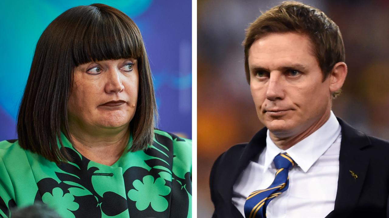 Rugby Australia CEO Raelene Castle allegedly turned on Stephen Larkham, accusing the former Wallabies assistant of acting in bad faith.
