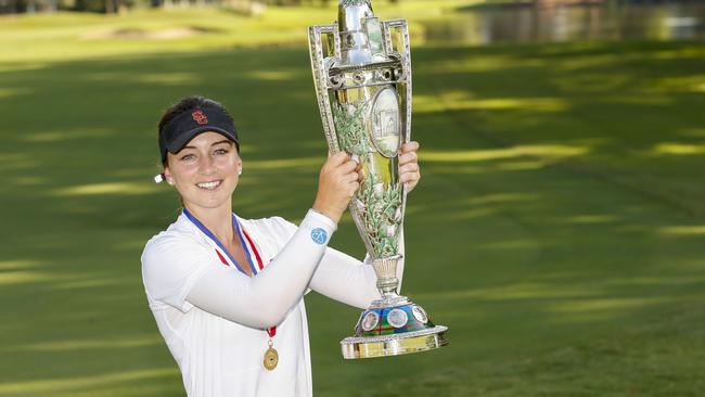 Gabriela Ruffels won the prestigious 2019 US Women’s Amateur. Picture: USGA/Steven Gibbons