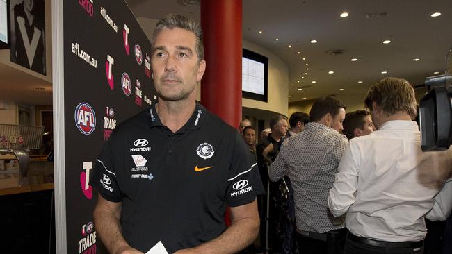 Stephen Silvagni was unable to take part in key list management discussions and decisions, says Blues chief Cain Liddle. Picture: Michael Klein