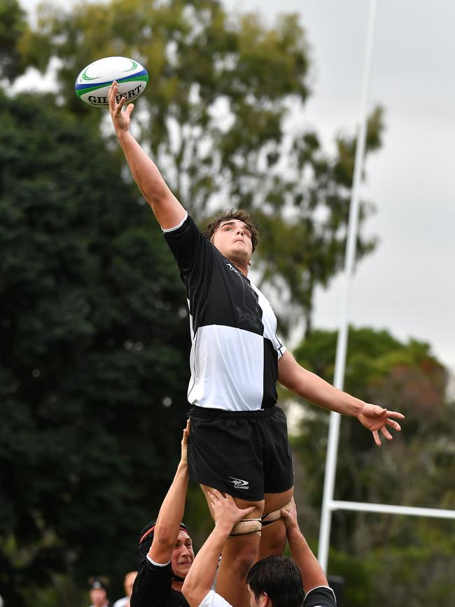 Iona player Noah Clark. Picture, John Gass