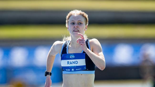 Ada Rand from Meriden High School Strathfield in the 800m. Picture: Julian Andrews