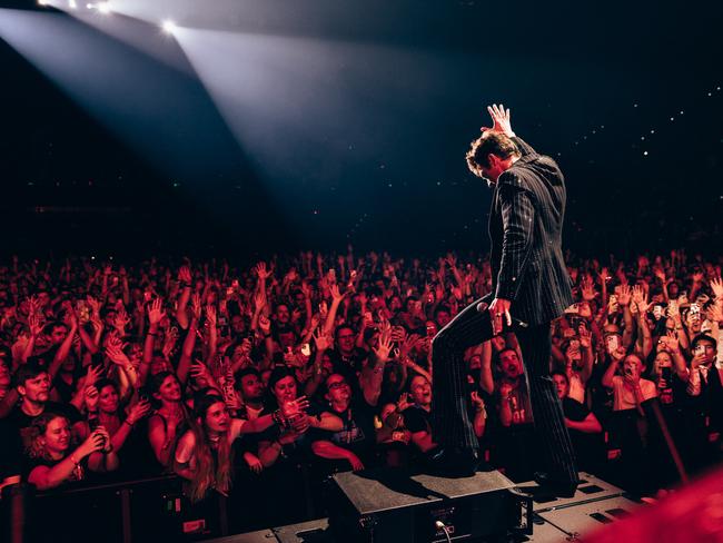 The Killers lead singer Brandon Flowers. Photo: Supplied / Chris Phelps.