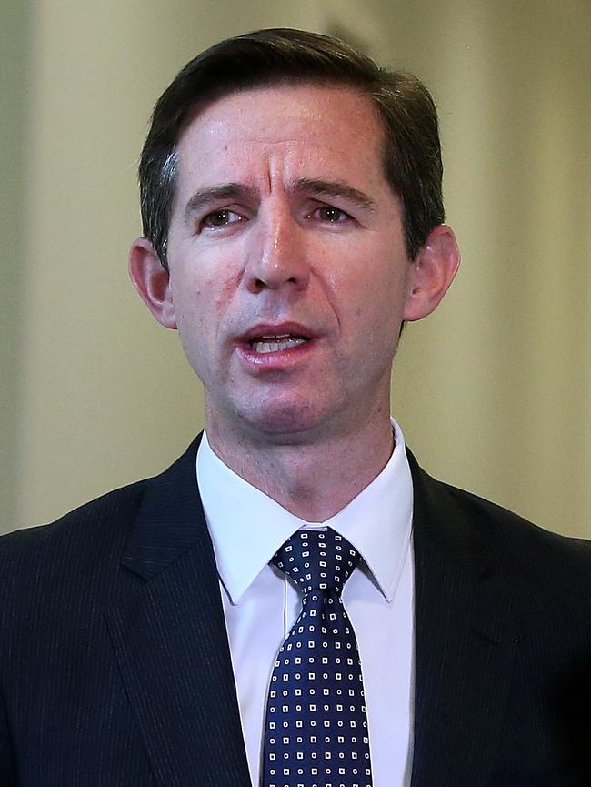 Federal Education Minister Simon Birmingham