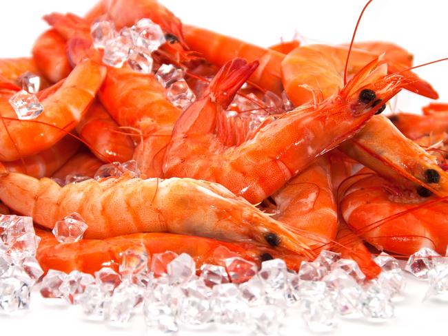 There has been a surge in thefts of frozen prawns. Picture: iStock