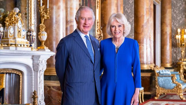 King Charles III and Queen Consort Camilla. Picture: Hugo Burnand/Buckingham Palace via Getty Images