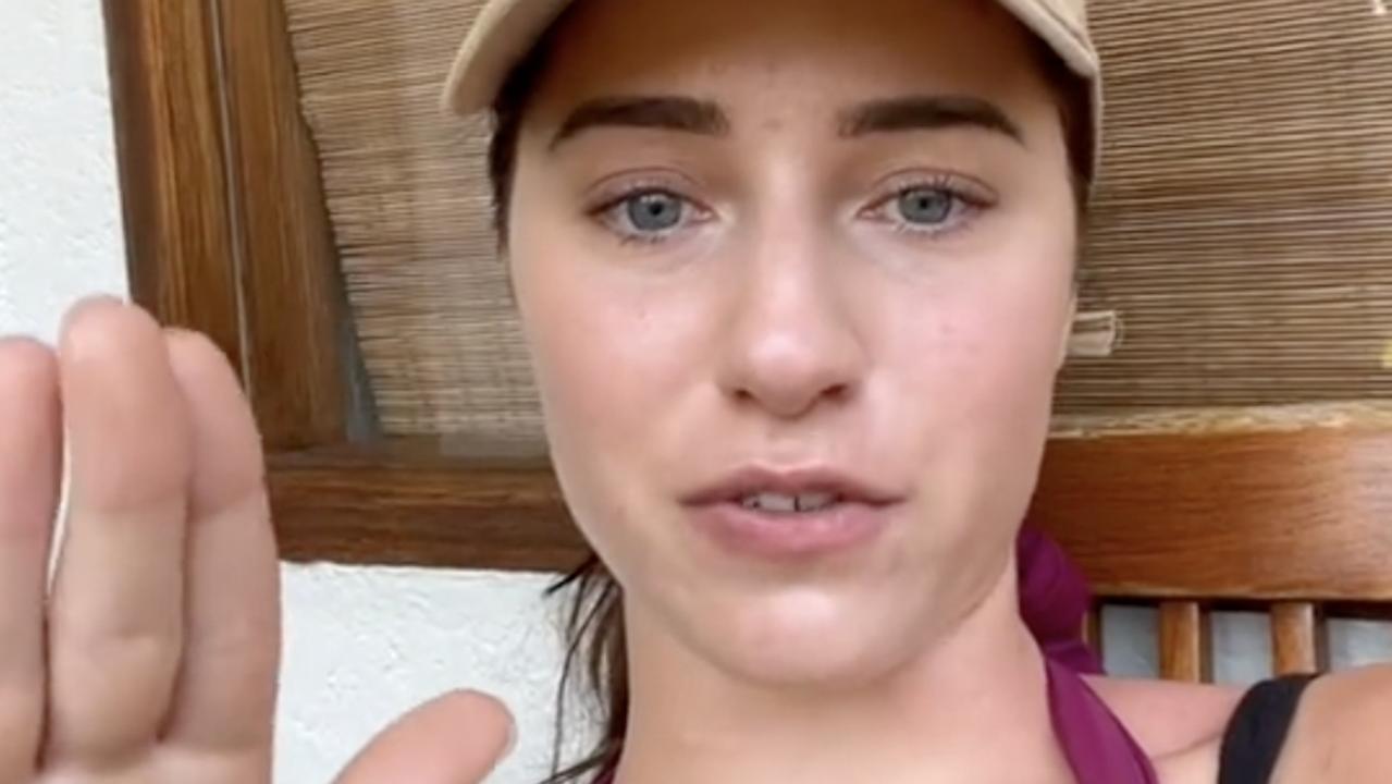 Aussie traveller Laura Davy warned other people visiting Bali to make sure their visa form was 100 per cent correct to avoid the fee. TikTok