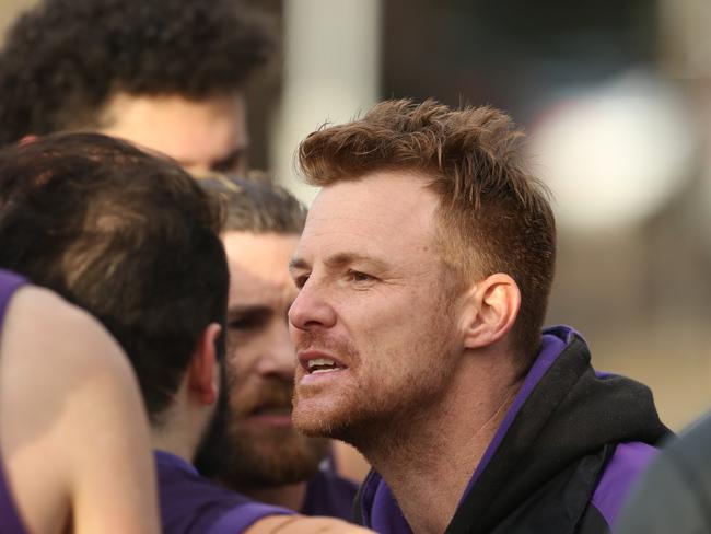 Templestowe coach Craig De Corsey. Picture: Stuart Milligan