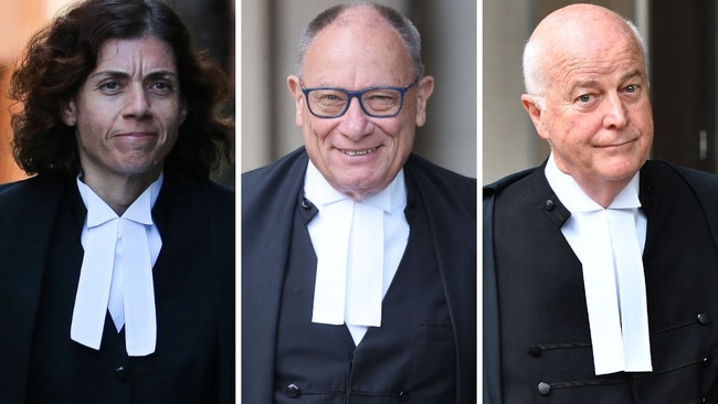 High-profile barrister Sue Chrysanthou, defamation barrister Bruce McClintock and media law veteran Stuart Littlemore KC.