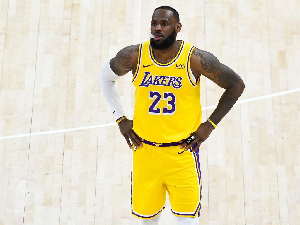 LeBron James of the Los Angeles Lakers.