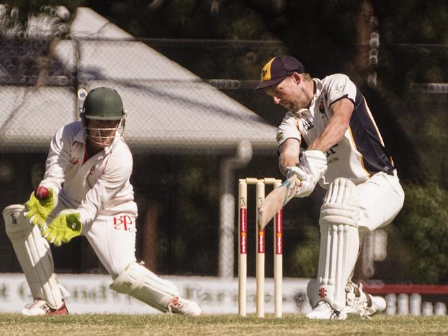 Shaun Foster, on the drive for Main Ridge last summer, has been cleared to Carrum. Picture: Valeriu Campan