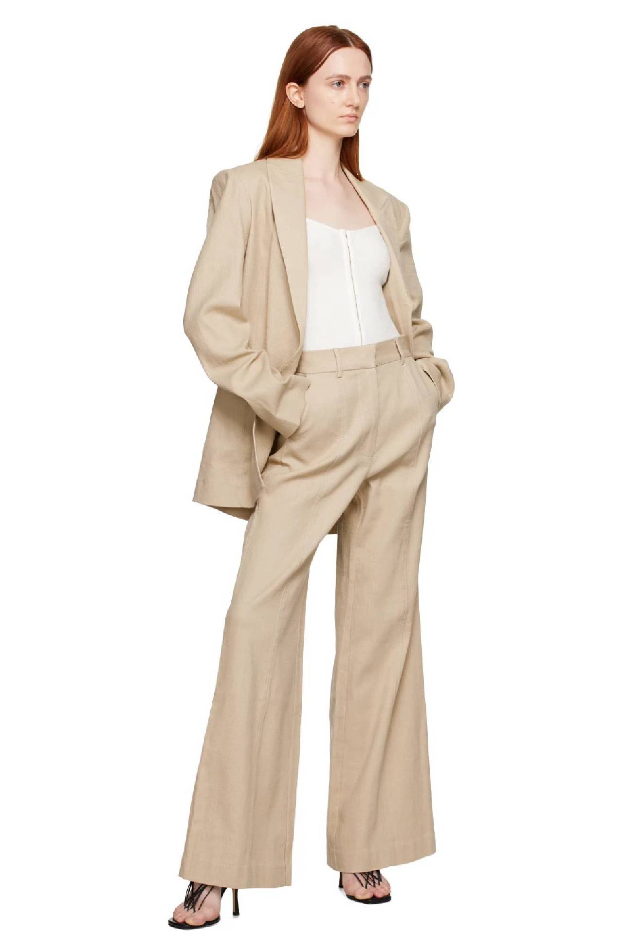 <p><strong>SHOP NOW:</strong> Bec + Bridge Beige Manon Blazer, $417.40 from <a href="https://www.ssense.com/en-us/women/product/bec-and-bridge/beige-manon-blazer/12942451" target="_blank" rel="nofollow noopener"><strong>Ssense</strong></a></p><p><strong>SHOP NOW:</strong> Bec + Bridge Beige Manon Trousers, $278.77 from <a href="https://www.ssense.com/en-us/women/product/bec-and-bridge/beige-manon-trousers/12942581" target="_blank" rel="nofollow noopener"><strong>Ssense</strong></a></p>