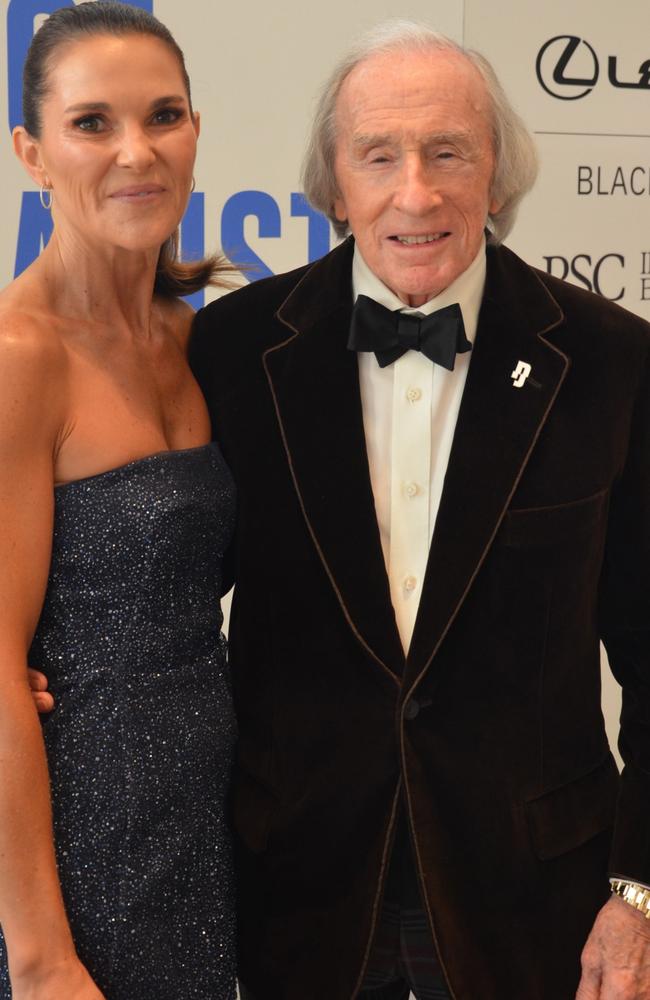 Nicole Piastri and Sir Jackie Stewart. Picture: Supplied