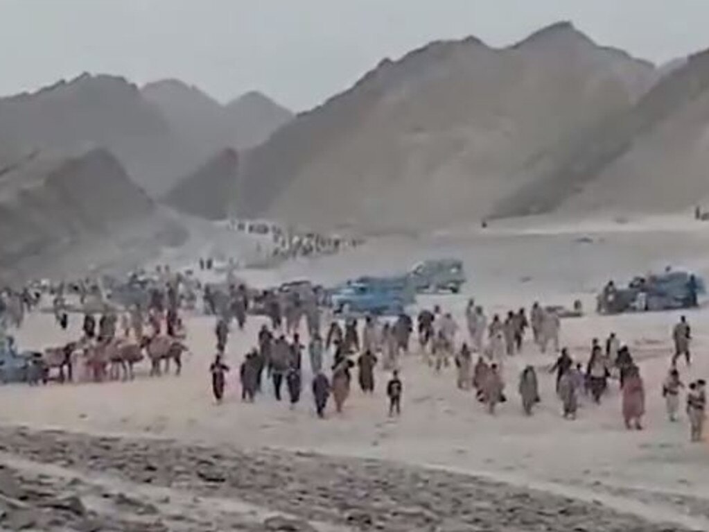 The mass exodus under way in Afghanistan.