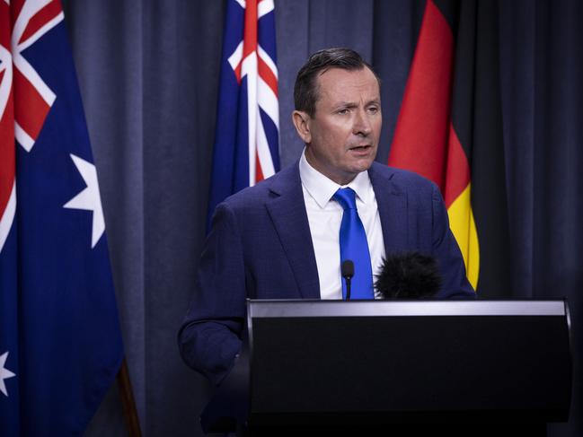 WA Premier Mark McGowan. Picture: Getty Images