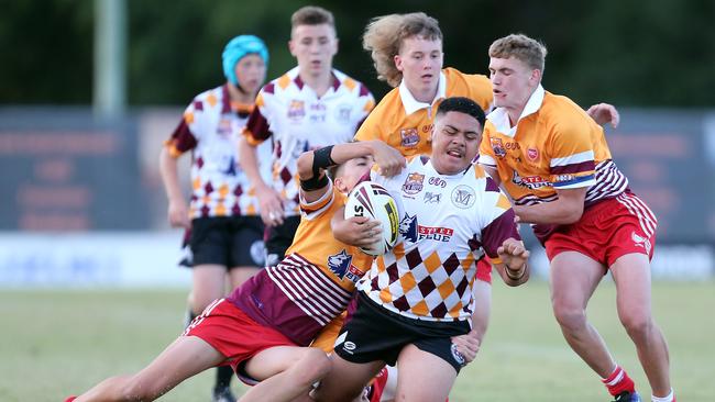 Marsden SHS vs Palm Beach Currumbin SHS in the Hancock Shield. Picture by Richard Gosling