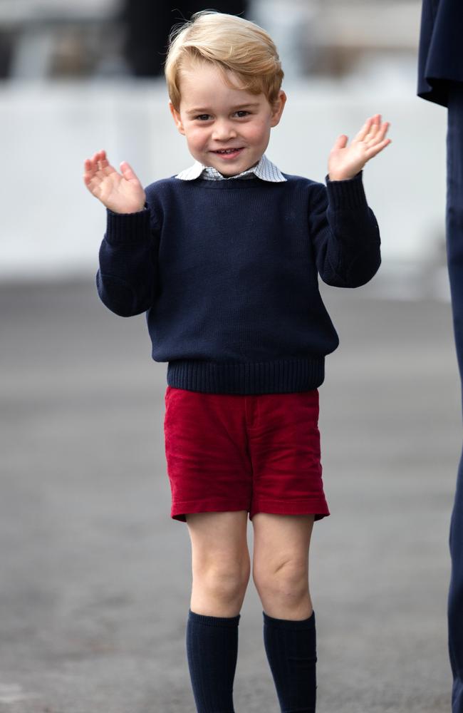 Prince George during a 2016 visit to Canada, has long been used to lavish gifts. Picture: Pool/Sam Hussein/WireImage