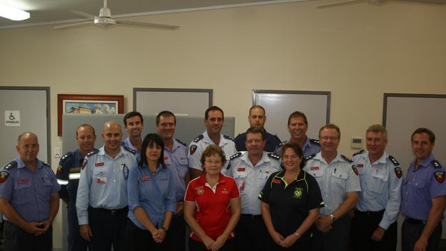 An incident control team deployed to clean up the aftermath of cyclone Yasi at Innisfail in February 2011.