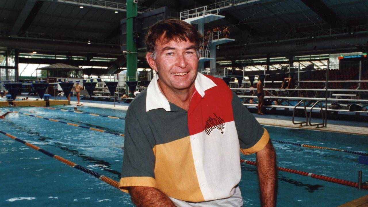 Australian national swimming coach Laurie Lawrence in 1993.