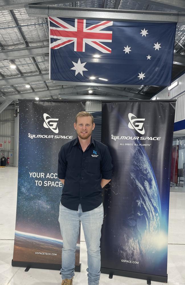 Gilmour Space Technologies have celebrated the opening of the Bowen Spaceport ahead of the company's first rocket launch in early May. Picture: Estelle Sanchez