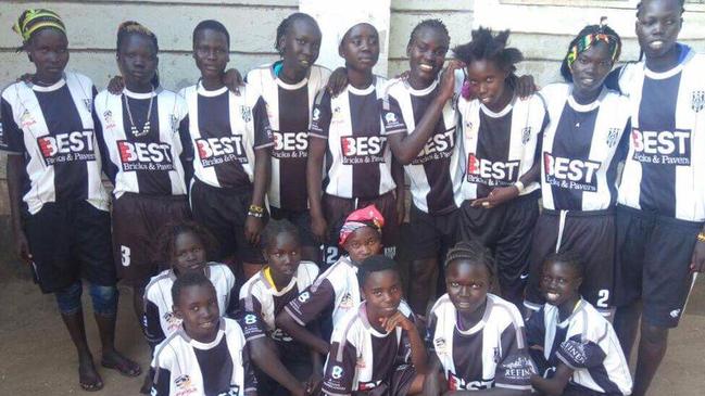 Awer Mabil has won a US $25,000 FIFPro prize for his charity Barefoot to Boots. The charity donates soccer kits and soccer boots from Australian soccer clubs to the people of the Kakuma refugee camp in Kenya where Mabil was born and raised. Picture: Facebook