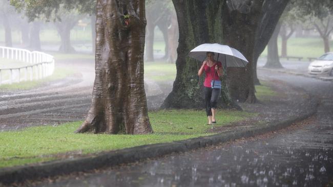 Centennial Park at the height of the storms this week.