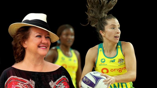 Netball has received support from their major sponsor despite Gina Rinehart withdrawing her money.