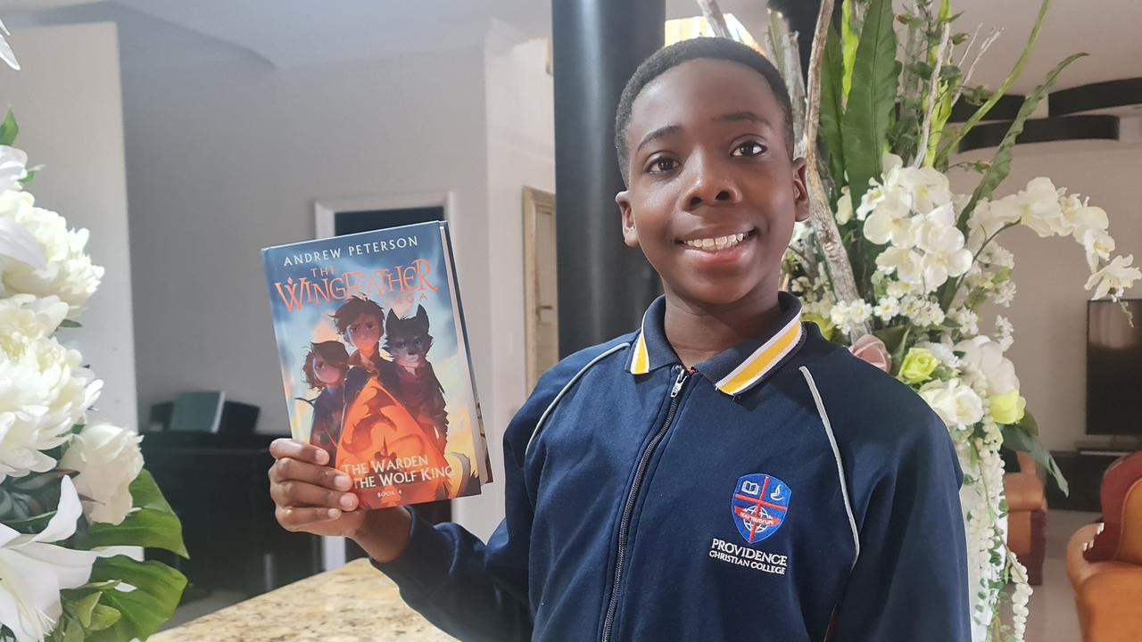 Perth student and avid reader Ozi Egesi, 11, smashed out 30 correct words out of 30 to take out the national final in the Years 5-6 age group.