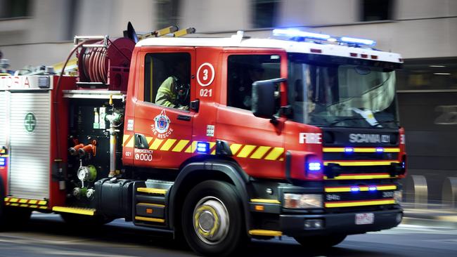 Fire Rescue Victoria crews have responded to a factory fire in Preston. FIle photo.