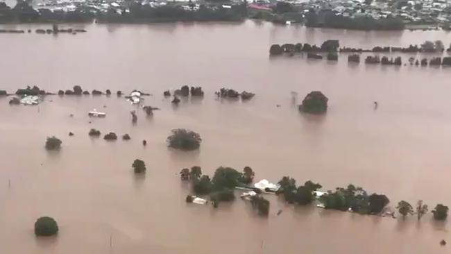 Flooding on the Mid-North Coast of NSW. Twitter/WRHS_official