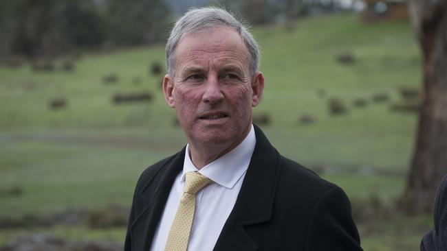 Richard Colbeck won the eighth position on the Tasmanian ballot paper. Picture: Matthew Newton