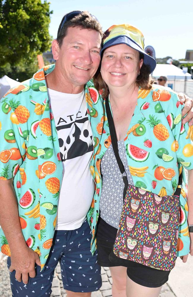 Steve O’Neill and Colleen Trinder at Caloundra Music Festival. Picture: Patrick Woods.