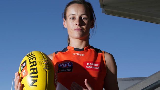 Giants recruit Alicia Eva says leaving Collingwood was a tough decision. Picture: AAP