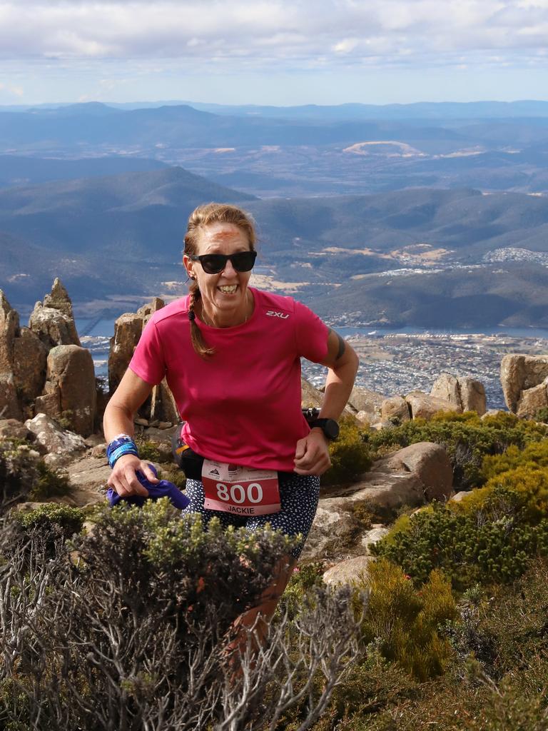 Jackie Goudy completes three runs in kunanyi Moutain Run event | The ...