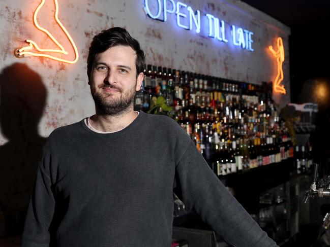 (Embargoed for Kitchen confidential 5 jULY 2022) DAILY TELEGRAPH. JUNE 29, 2022: Owner of the Oxford Tavern James Thorpe pictured at the Oxford Tavern Facelift Reveal event. Oxford Tavern, Petersham. Picture: Damian Shaw