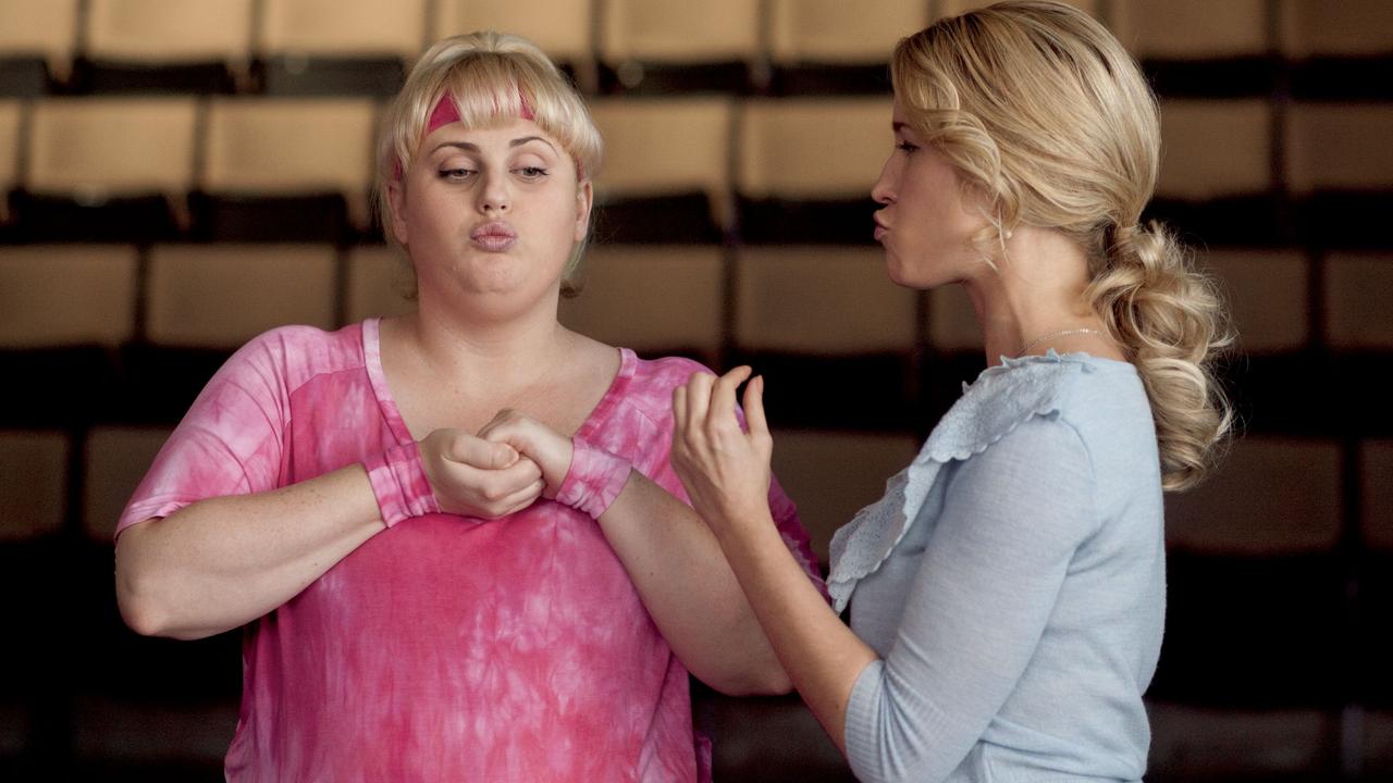 Rebel Wilson and Anna Camp in Pitch Perfect. Picture: Universal Pictures