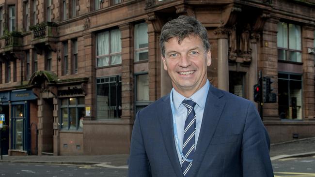 Energy Minister Angus Taylor in Glasgow this week. Picture: Annabel Moeller