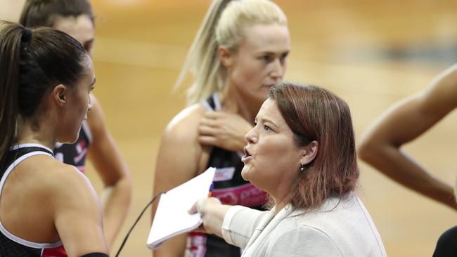 Thunderbirds coach Tania Obst is keen to retain Maria Folau (left). Picture Sarah Reed