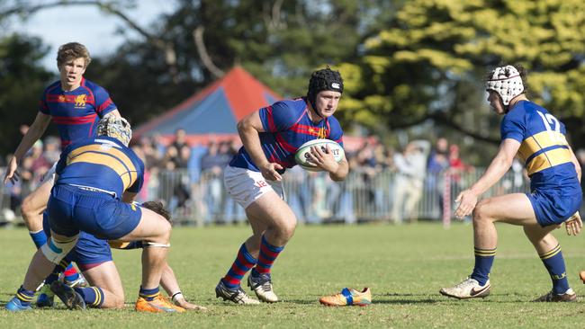 Jack Daly, Downlands. O'Callaghan Cup, Downlands vs Grammar. Saturday Sep 03, 2016.