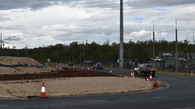 Intersection upgrades commence at Postmans Ridge. Photo: Hugh Suffell.