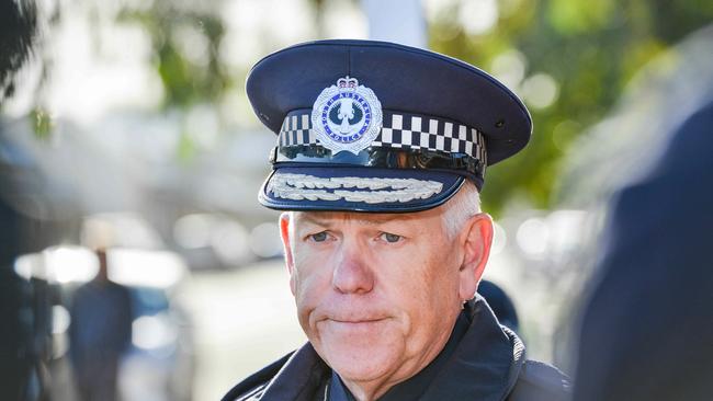 Police Commissioner Grant Stevens said Adelaide was one of the country’s safest cities. Picture: NCA NewsWire/Brenton Edwards