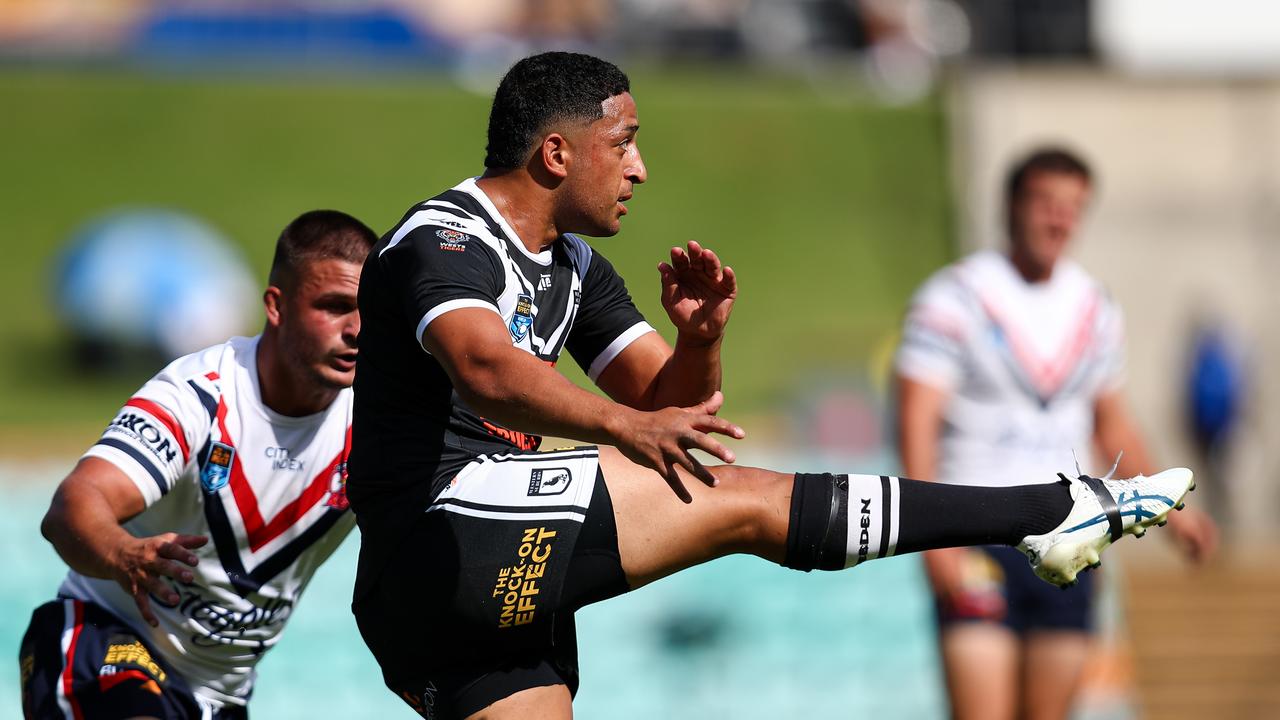 Brandon Wakeham started the year in reserve grade after signing with the Tigers during the pre-season. Picture; NRL Photos