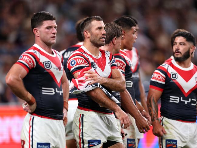 Ugly trolls were out in force after the Roosters’ heavy loss to the Broncos in Round 1. Picture: Getty Images