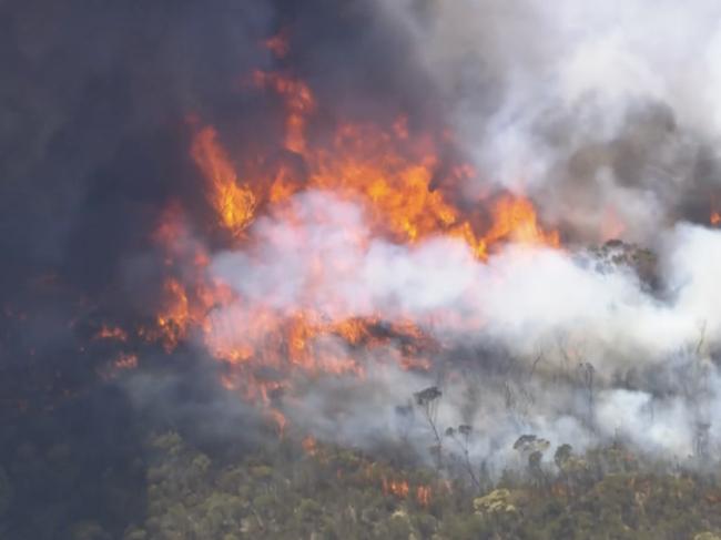 Dimboola/Little Desert bushfire aerials. Picture: 7NEWS