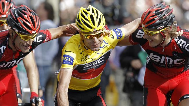 It’s hard to go past Cadel Evans’ 2011 Tour heroics.