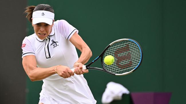 Tomljanovic has reached the quarter-finals at Wimbledon in back-to-back years. Picture: AFP