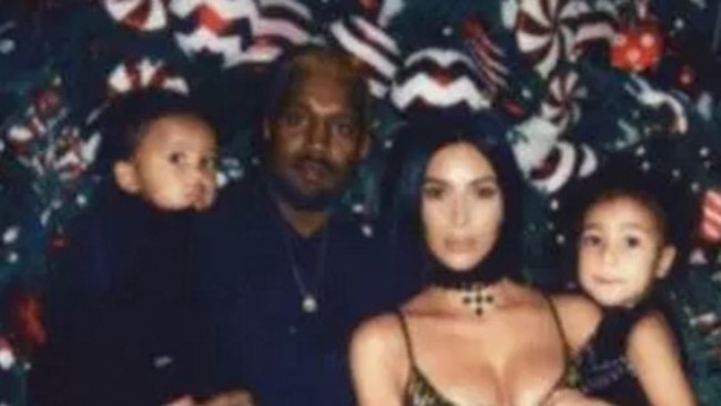 The Kardashian-West clan have made a rare appearance together.